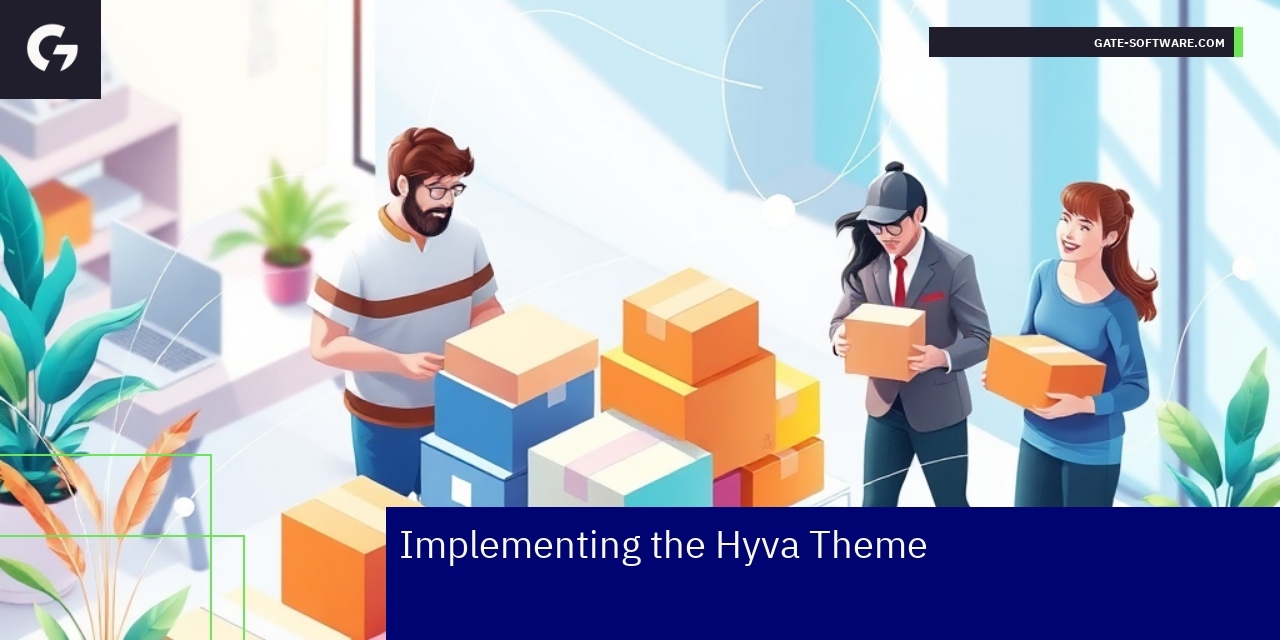 Diagram of Hyva theme installation and configuration steps