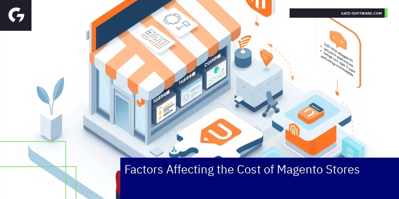 Magento Store Cost Influencing Factors Illustration of Magento store development cost factors