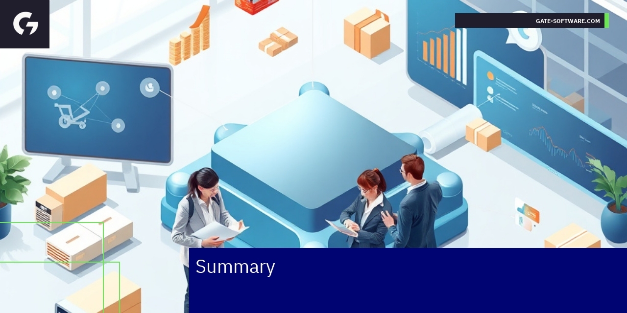 Abstract graphic of B2B e-commerce platform design