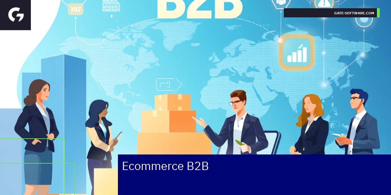 Schemat platform i trendów ecommerce B2B