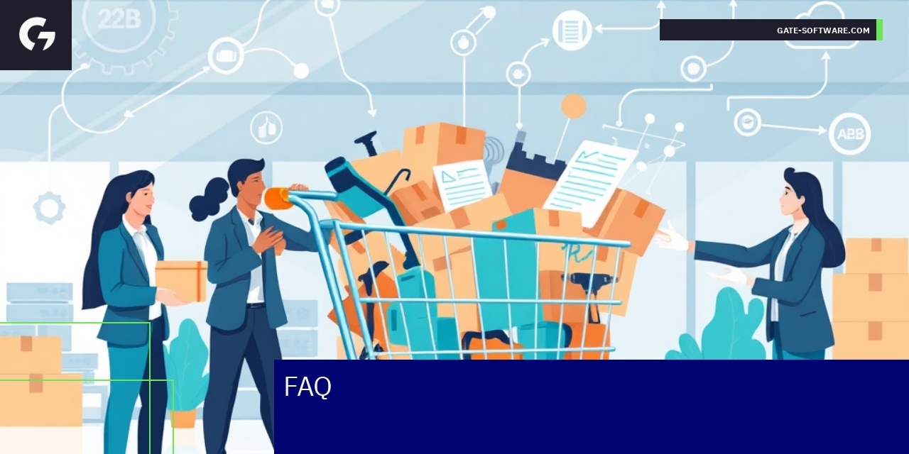 Schematy i ikony dotyczące sklepu B2B i e-commerce