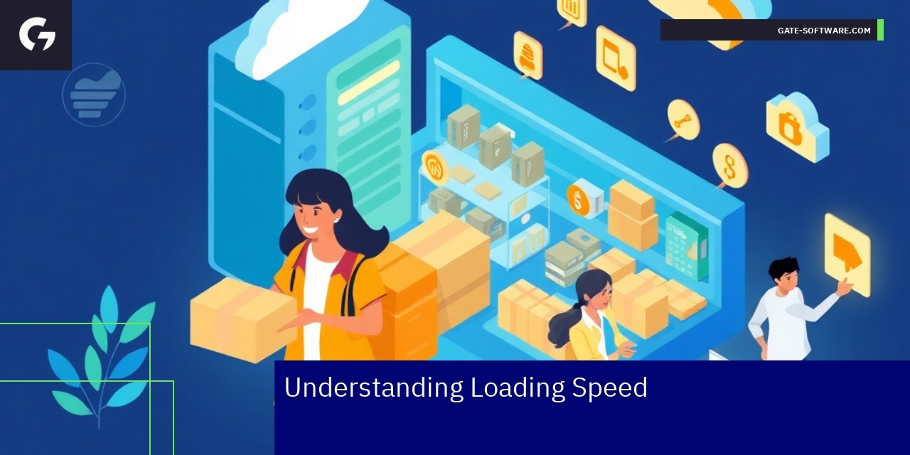 Graph showing loading speed impact on online store performance