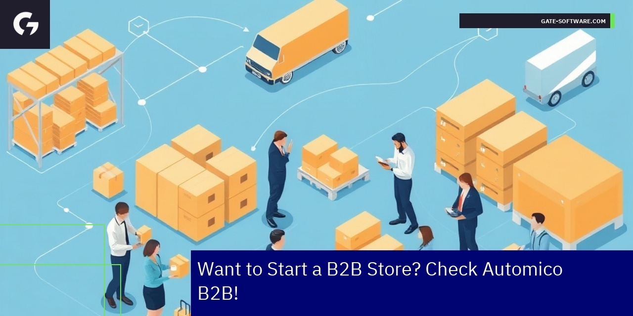 B2B platform dashboard showcasing features