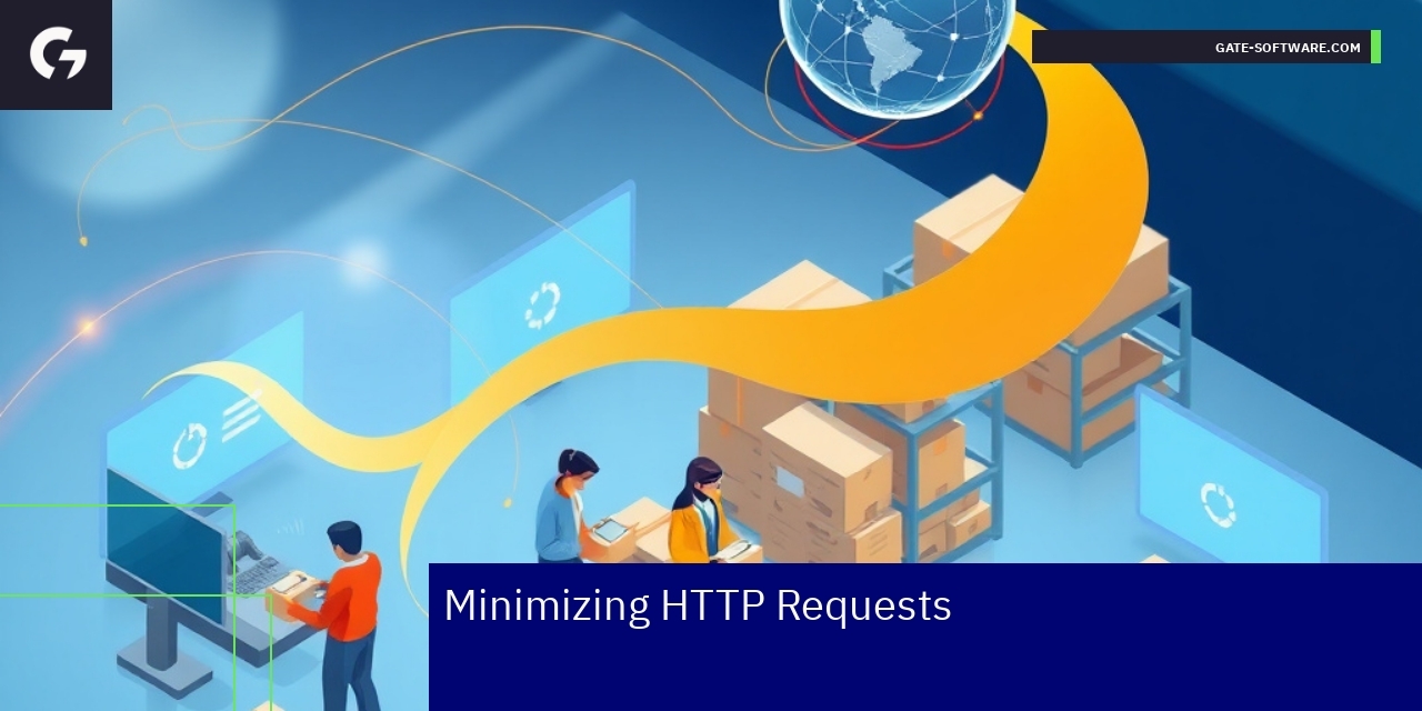 Graphic showing HTTP request optimization strategies