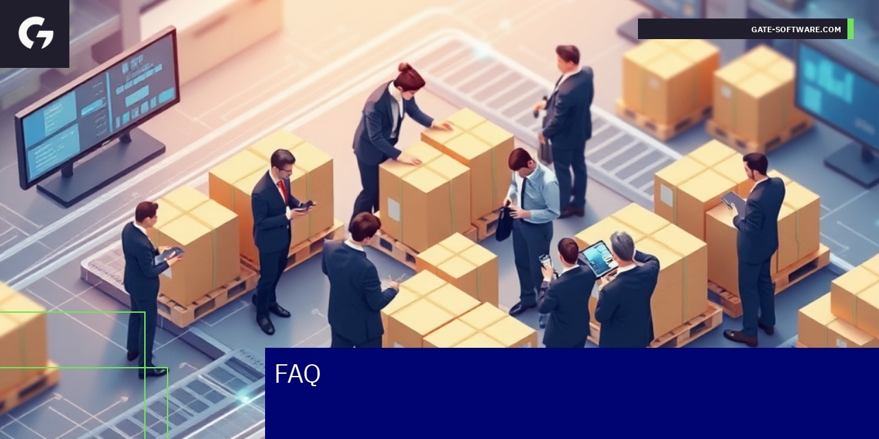 Illustration showing B2B ecommerce solutions and efficiency