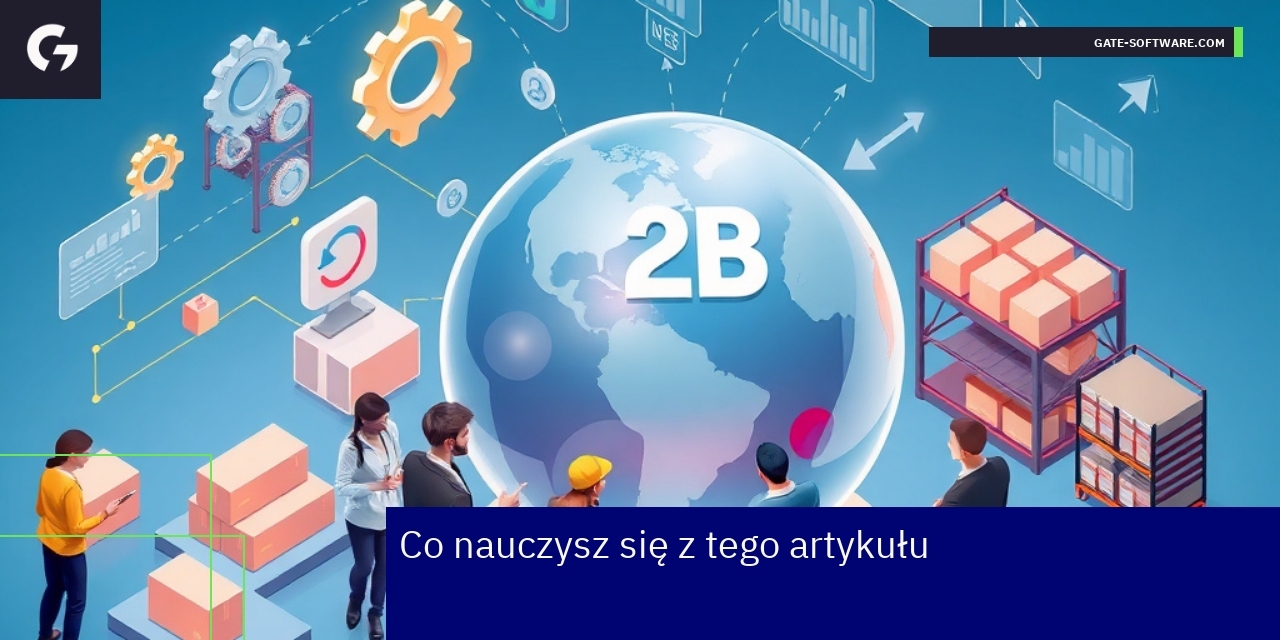 Kluczowe elementy skutecznego sklepu B2B Schemat platformy e-commerce B2B z integracją ERP
