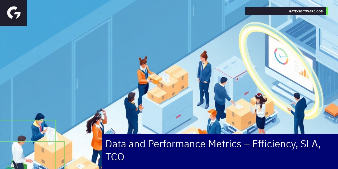 Gate-Software B2B Performance Metrics Overview Graph showing B2B project metrics and statistics