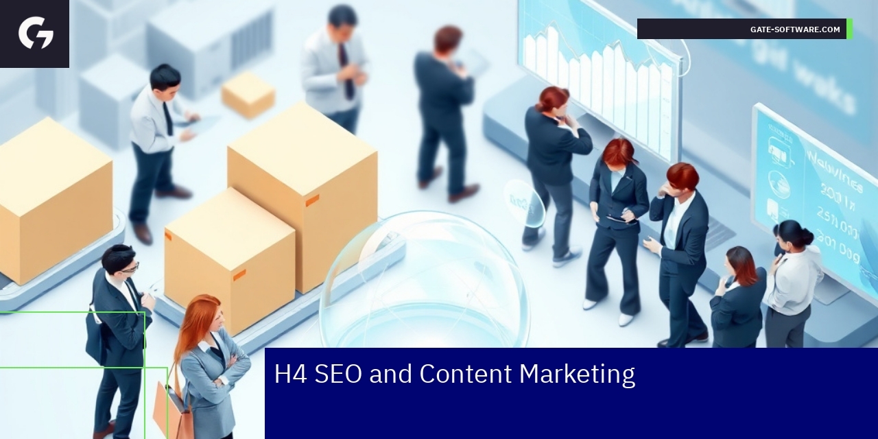 Business team analyzing SEO and content strategy