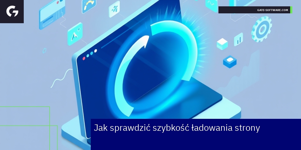 Ekran komputera z narzędziami do analizy szybkości stron