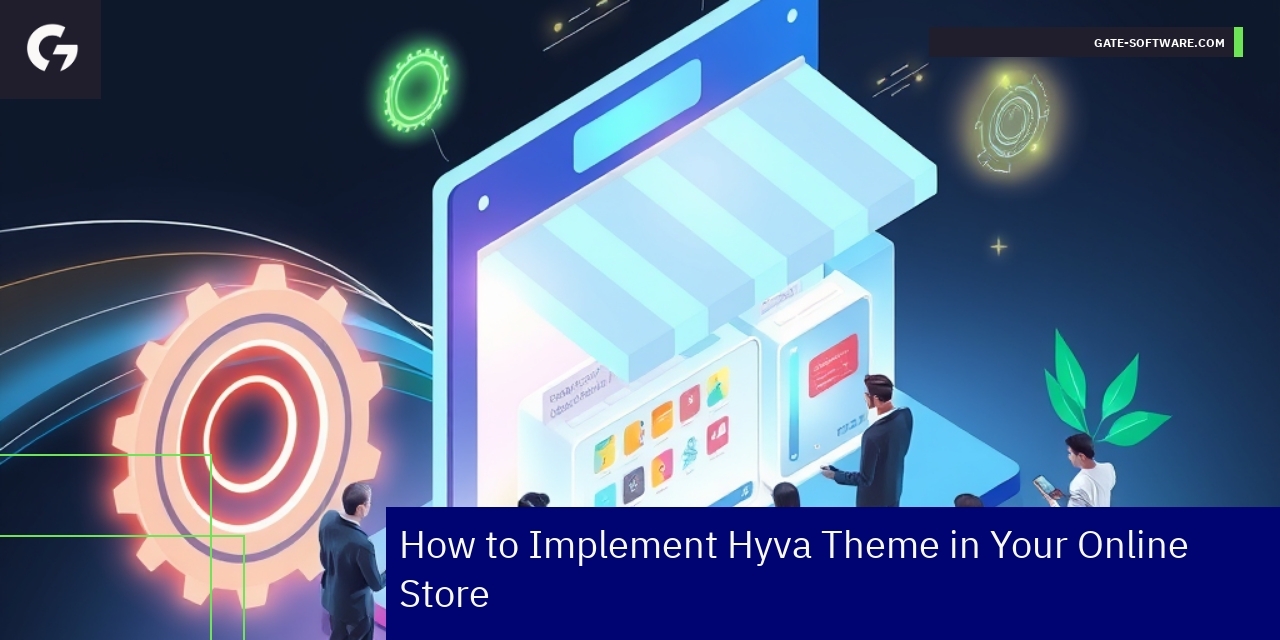 Screenshot of online store with Hyva theme applied