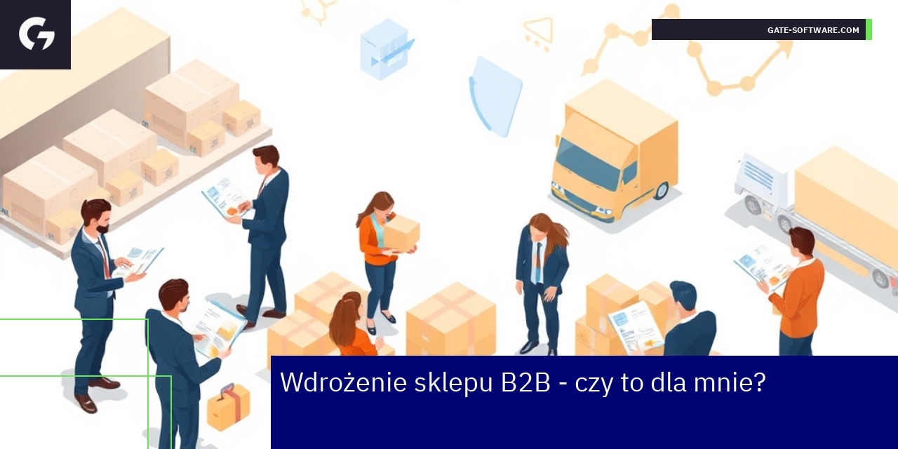 schemat platformy B2B zintegrowanej z hurtownią