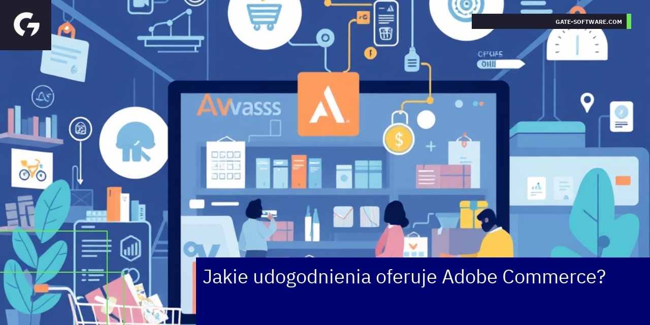 Grafika udogodnień Adobe Commerce