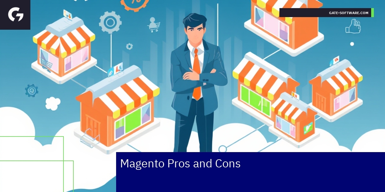 Magento features and warnings infographic