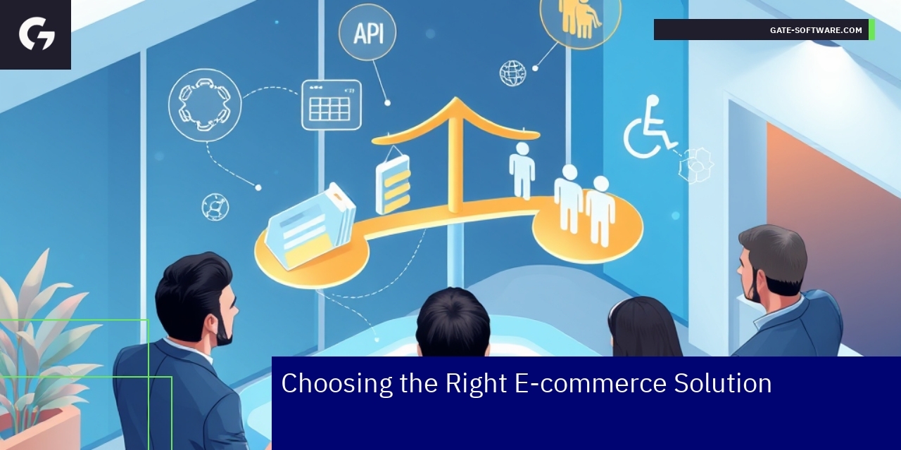 Laptop with e-commerce platform overview on screen