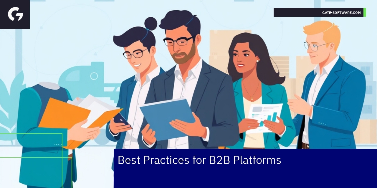 Graphical representation of B2B platform best practices