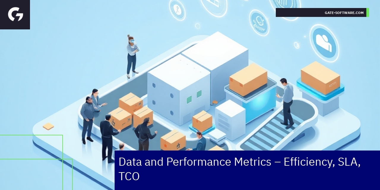 B2B Project Efficiency Metrics by Gate-Software Charts showing B2B performance and efficiency metrics