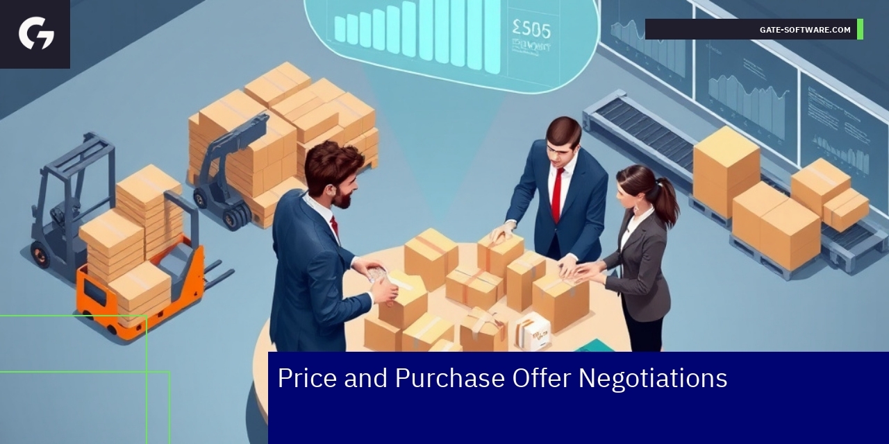 Business people negotiating B2B ecommerce deals