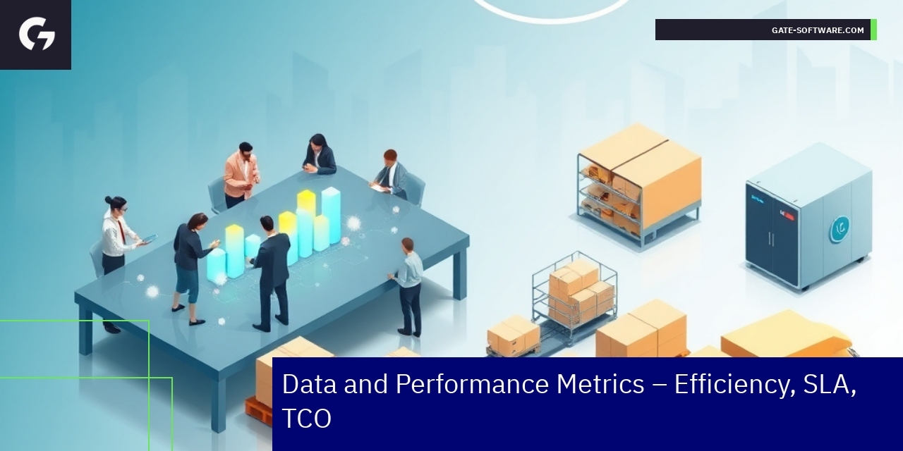 UiR Service Data and Performance Metrics Charts showing UiR efficiency and cost reductions
