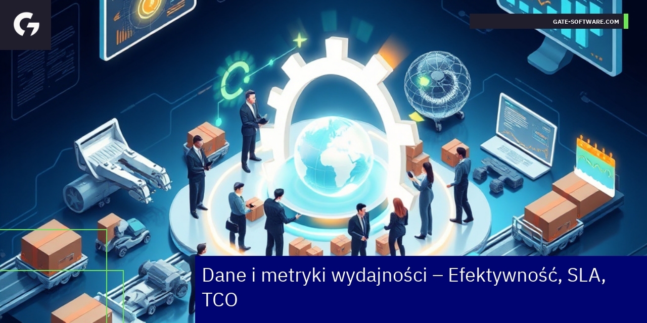 Wykresy i dane dotyczące efektywności projektów