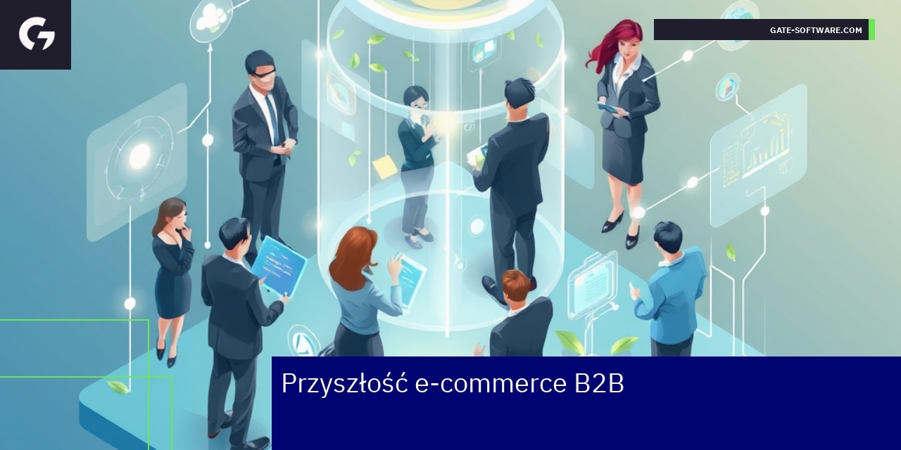 Schemat trendów, innowacji i zrównoważonego rozwoju w B2B