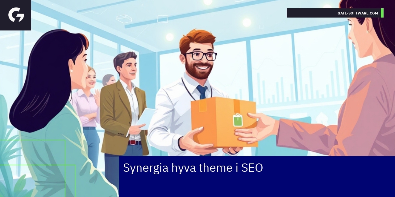 Schemat integracji hyva theme i technik SEO