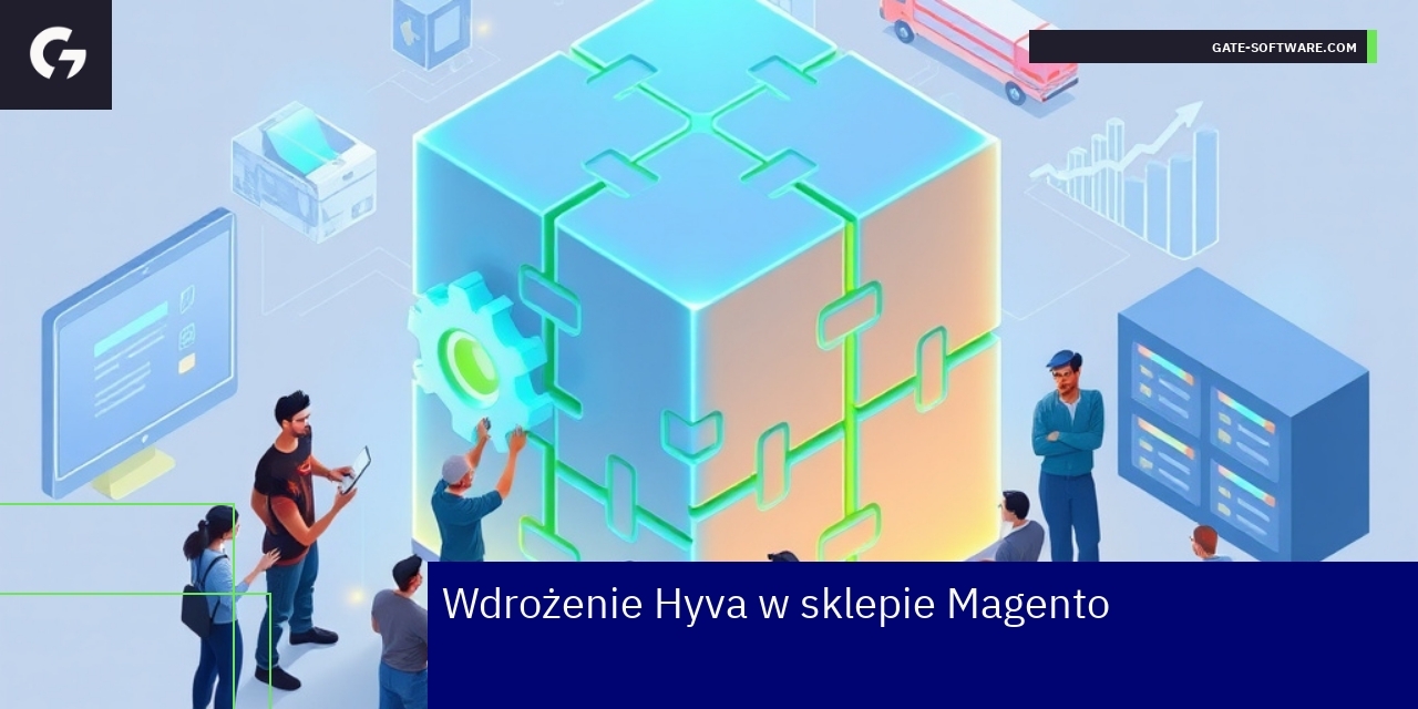 Schemat procesu wdrożenia Hyva w Magento