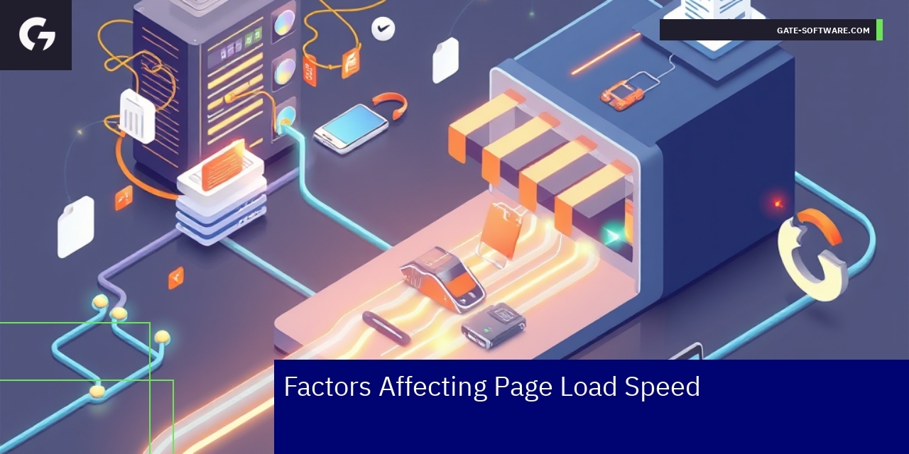 Graph illustrating elements affecting page load speed