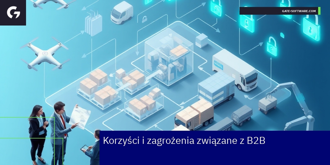 Korzyści i wyzwania w e-commerce B2B Biznesowi partnerzy omawiają strategię B2B