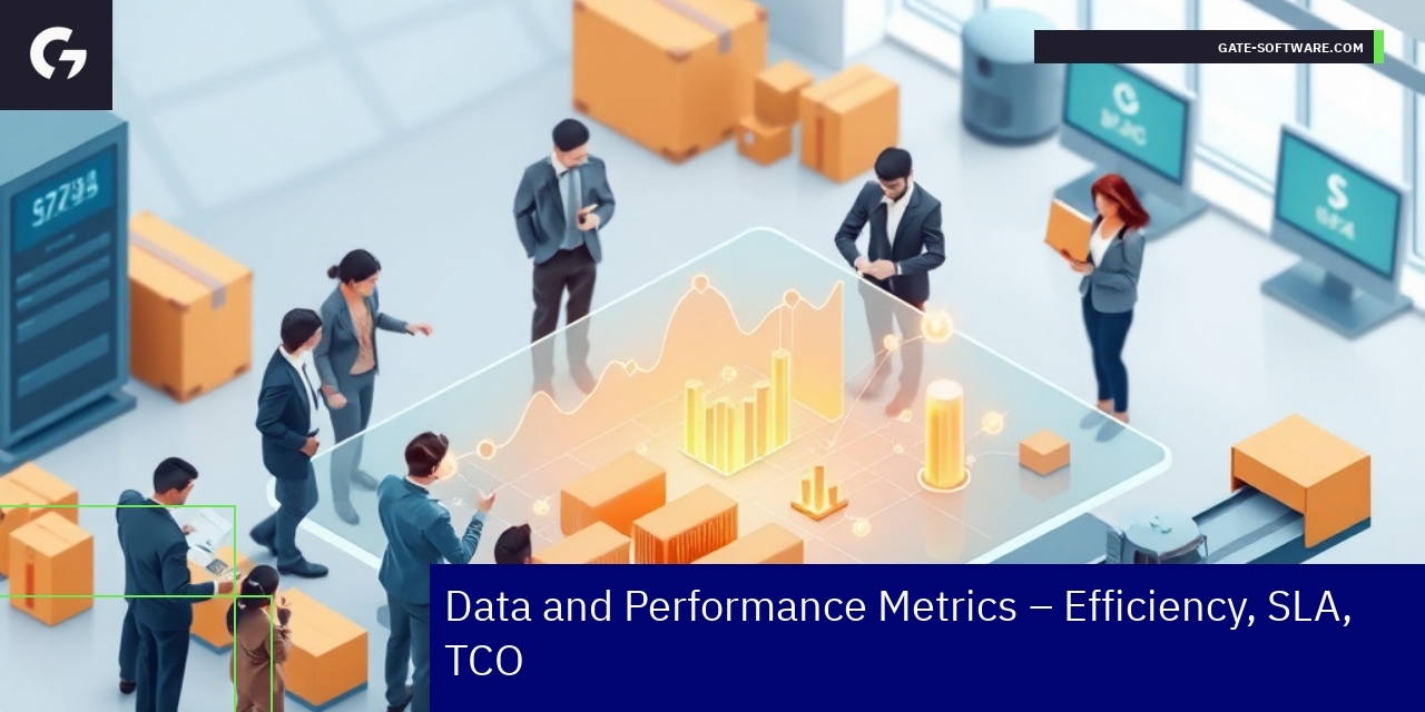 Gate-Software B2B Operational Metrics Charts showing B2B project success and cost metrics