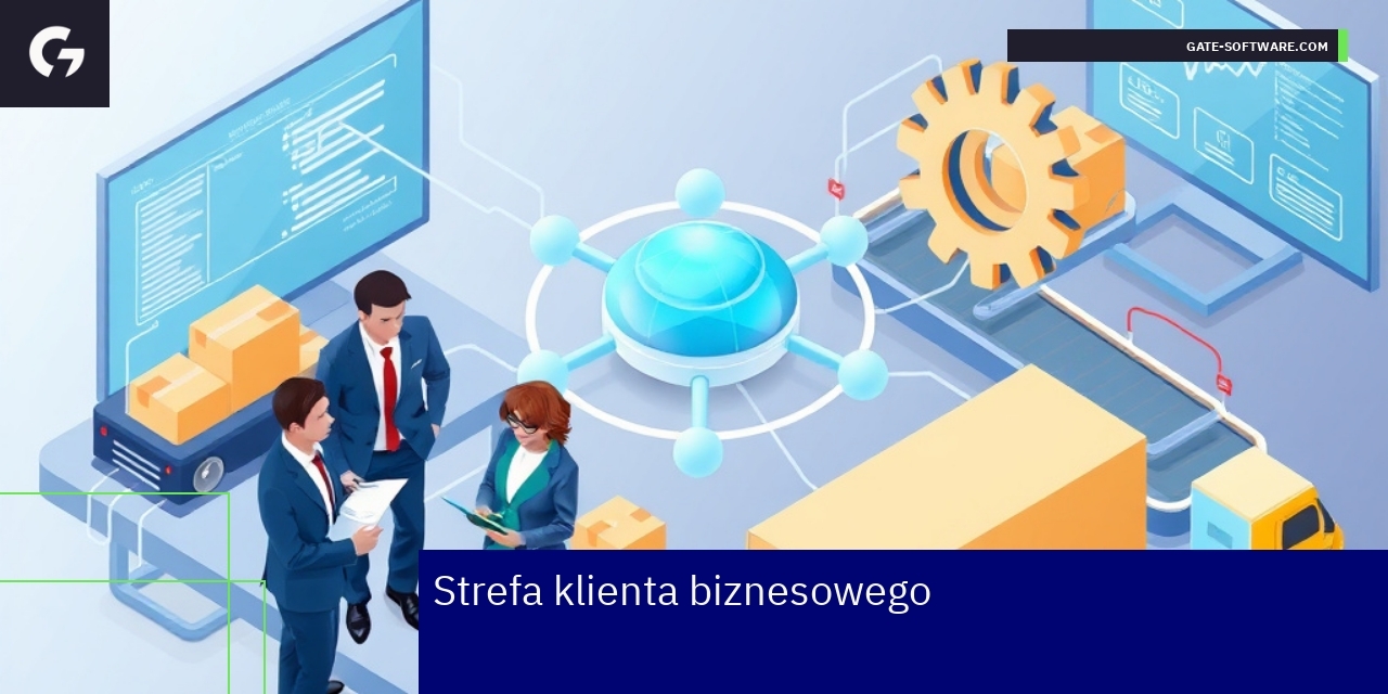 Strefa klienta biznesowego na platformie b2b Schemat platformy b2b i jej integracji systemowej
