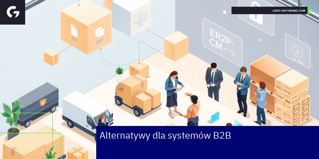 Alternatywne systemy e-commerce B2B Schemat integracji i modularnej architektury systemów B2B