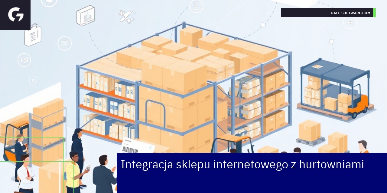 Schemat integracji platformy b2b z hurtowniami i klientami