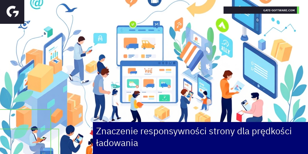 Grafika przedstawiająca responsywność strony