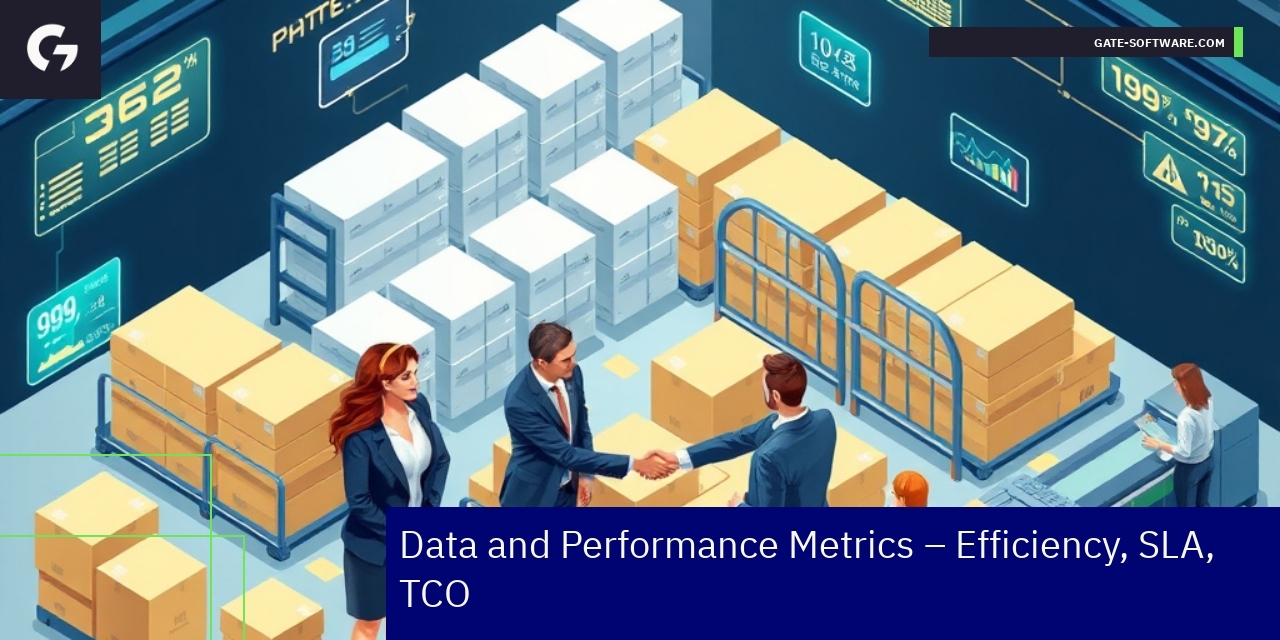 B2B Operational Efficiency Metrics Overview Graph showing B2B project metrics and performance