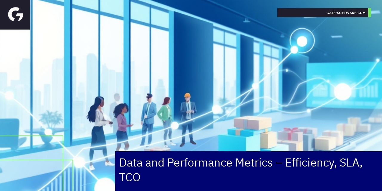 Data and Performance Metrics in B2B eCommerce Graph showing B2B project performance metrics