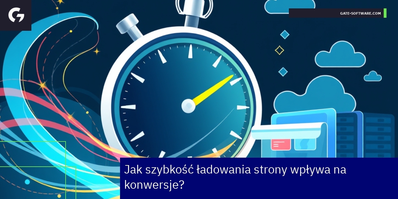 Wpływ szybkości strony na konwersje i SEO Wykres pokazujący związek szybkości strony i konwersji