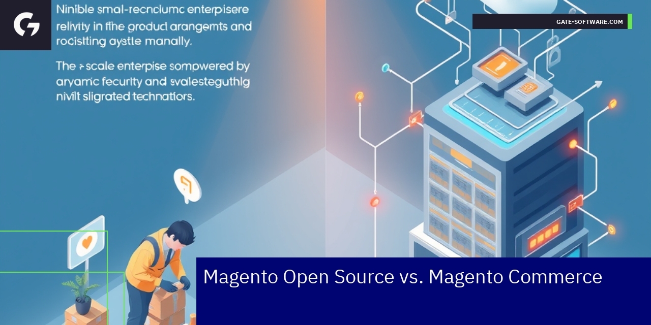 Comparison chart between Magento Open Source and Commerce features