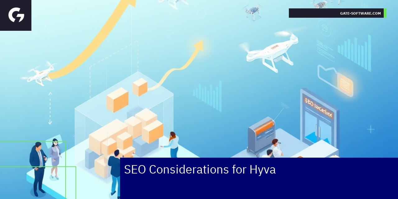 Diagram showing SEO elements for Hyva Magento sites