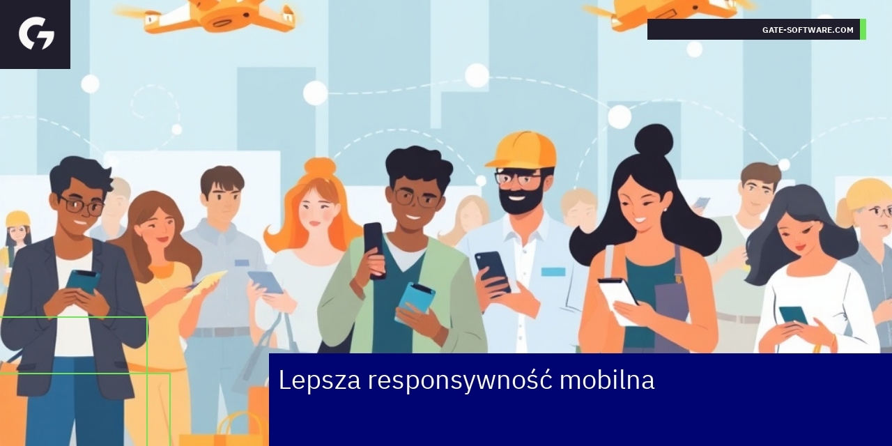 Optymalizacja responsywności w Hyva Theme Smartfon z szybkim ładowaniem strony sklepu
