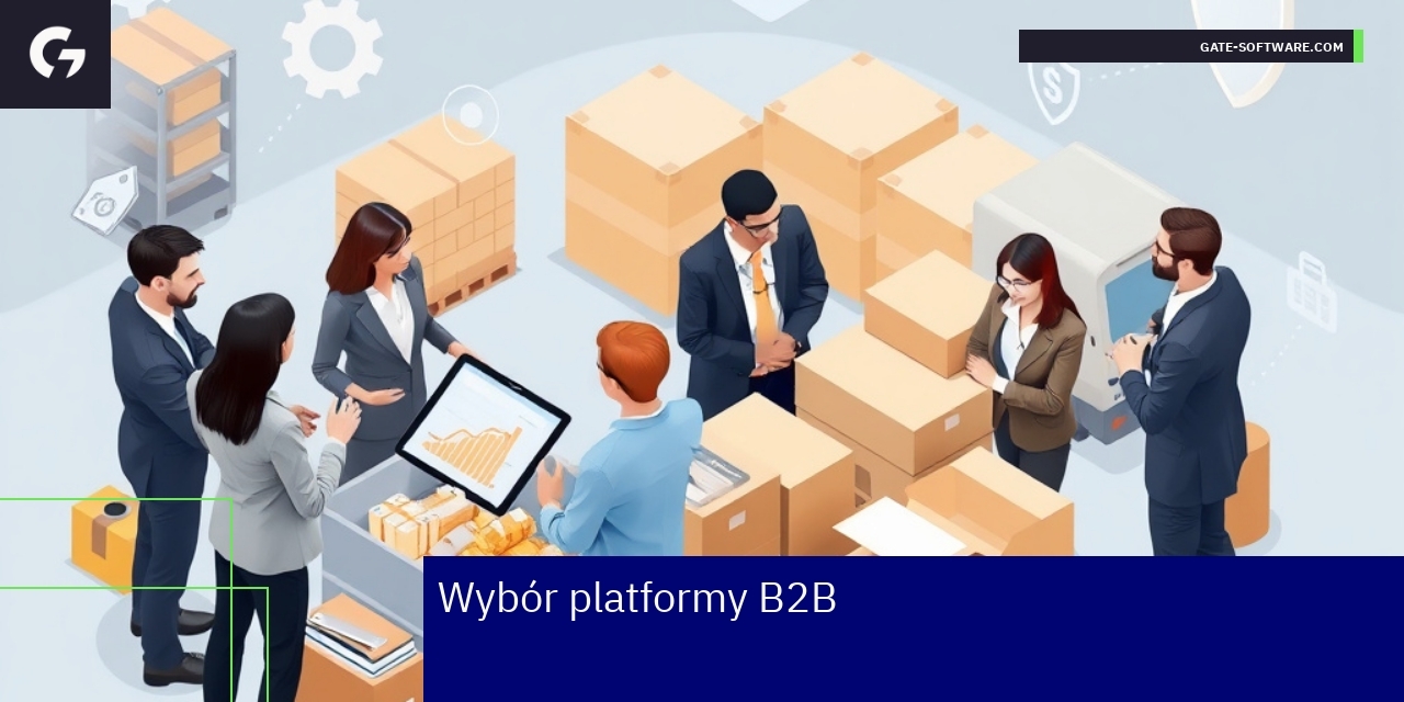 Schemat platformy b2b i procesy ecommerce