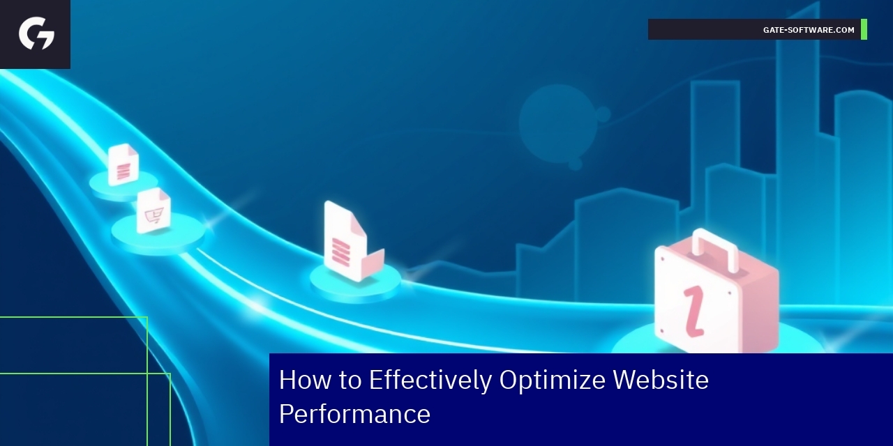 Chart showing website speed and optimization methods