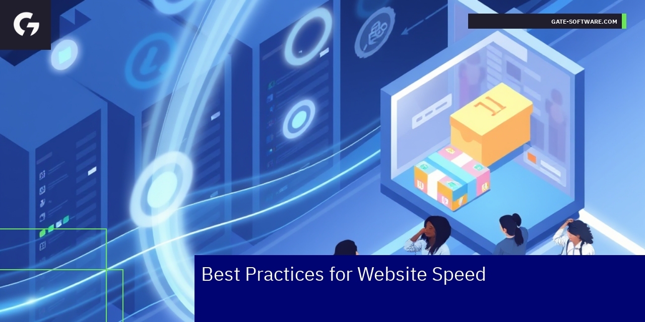 Graphical representation of website speed techniques