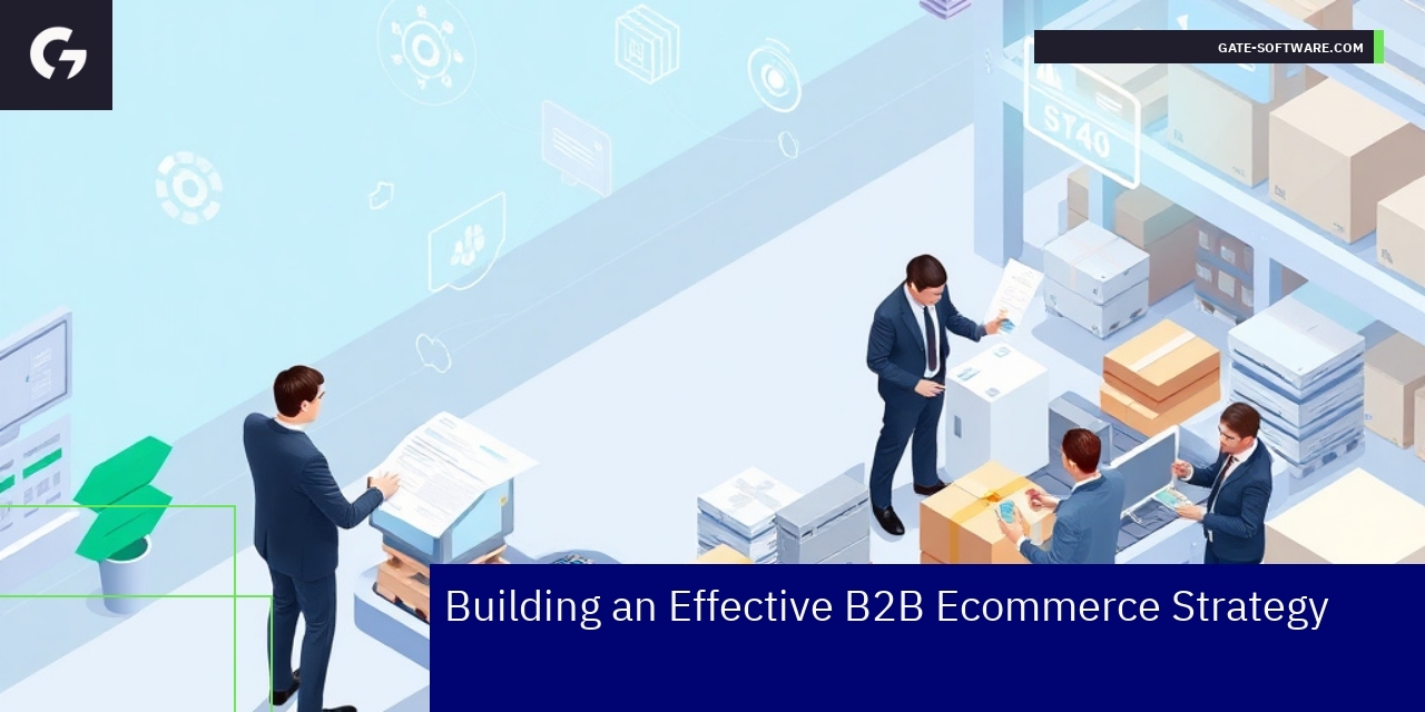 Business ecommerce strategy concepts and marketing data