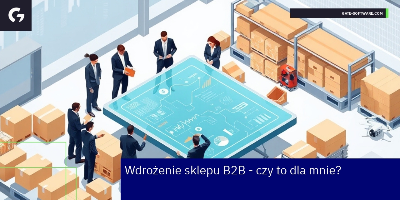Wdrożenie i specyfika sklepu B2B dla firm Schemat działania platformy sklepu B2B i integracji