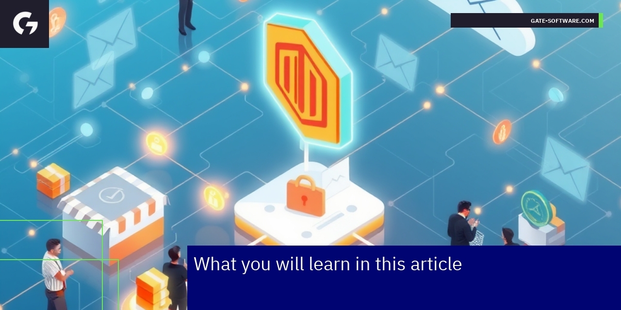 Diagram showing GetResponse and Magento 2 integration steps