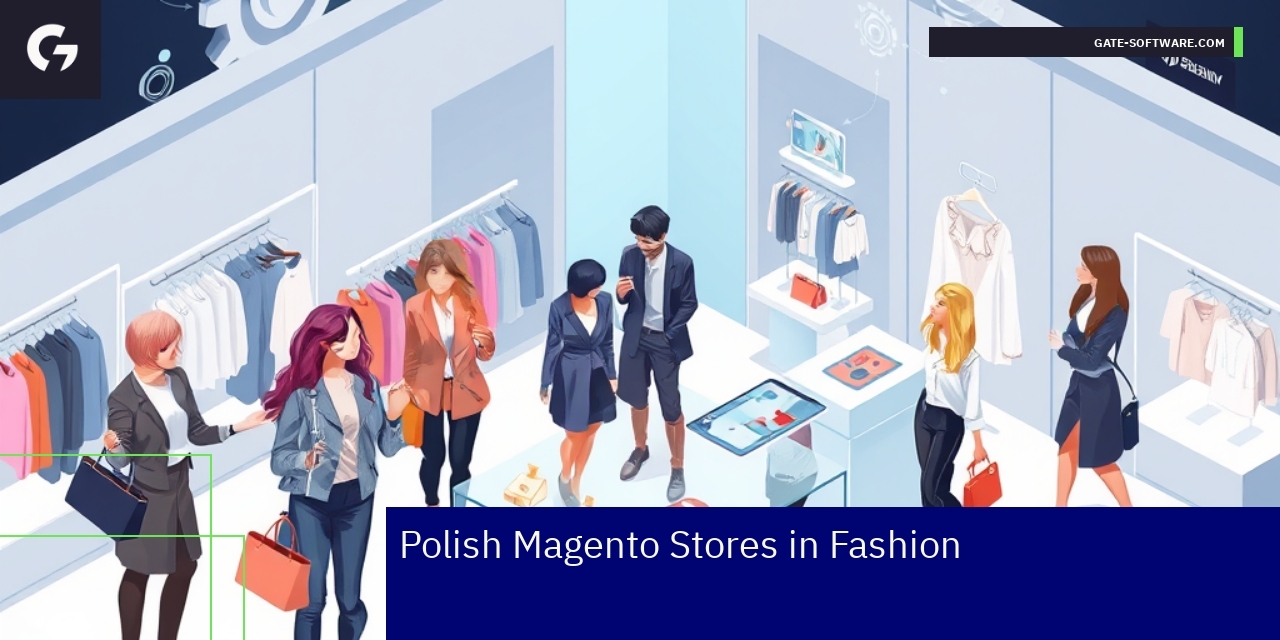 Magento-powered fashion eCommerce website interface