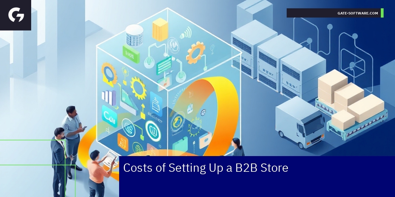 Graph showing B2B ecommerce platform investment aspects