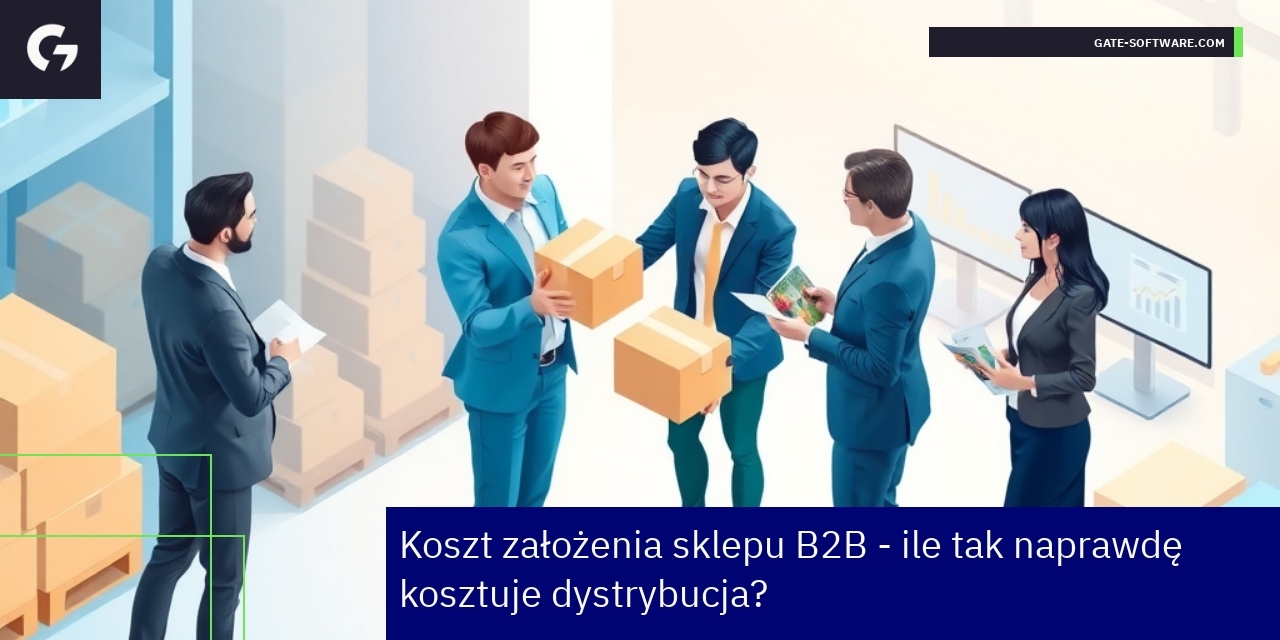 Schemat kosztów i funkcji platformy sklepu B2B