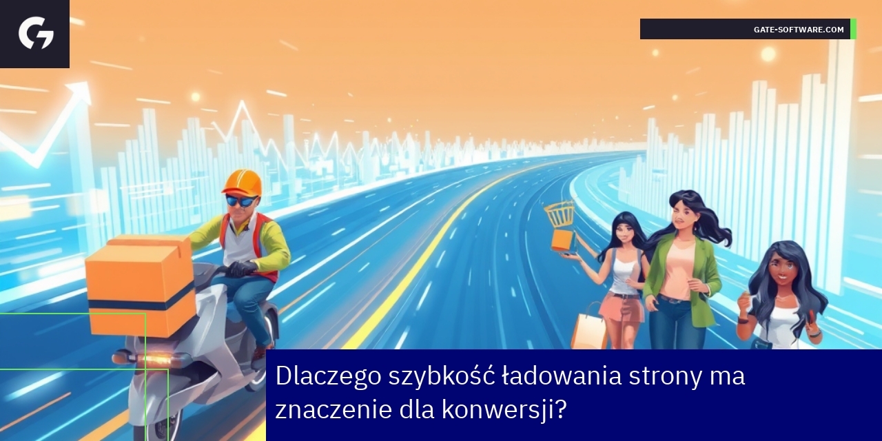 Ilustracja procesu szybkiego ładowania strony internetowej
