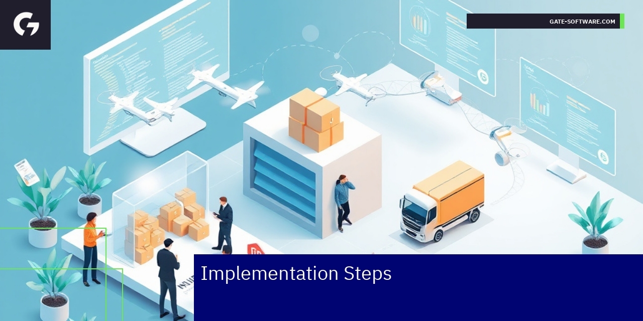 Diagram showing Hyva implementation process steps